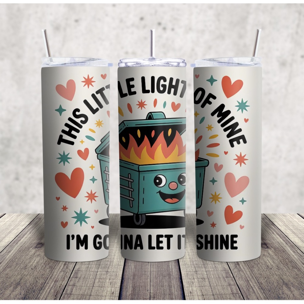 Colorful Tumbler with Fun Design